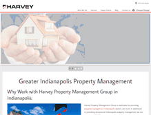 Tablet Screenshot of harveyproperty.com